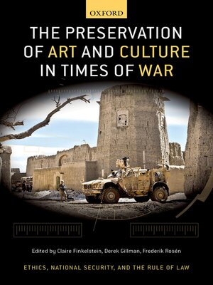 cover image of The Preservation of Art and Culture in Times of War